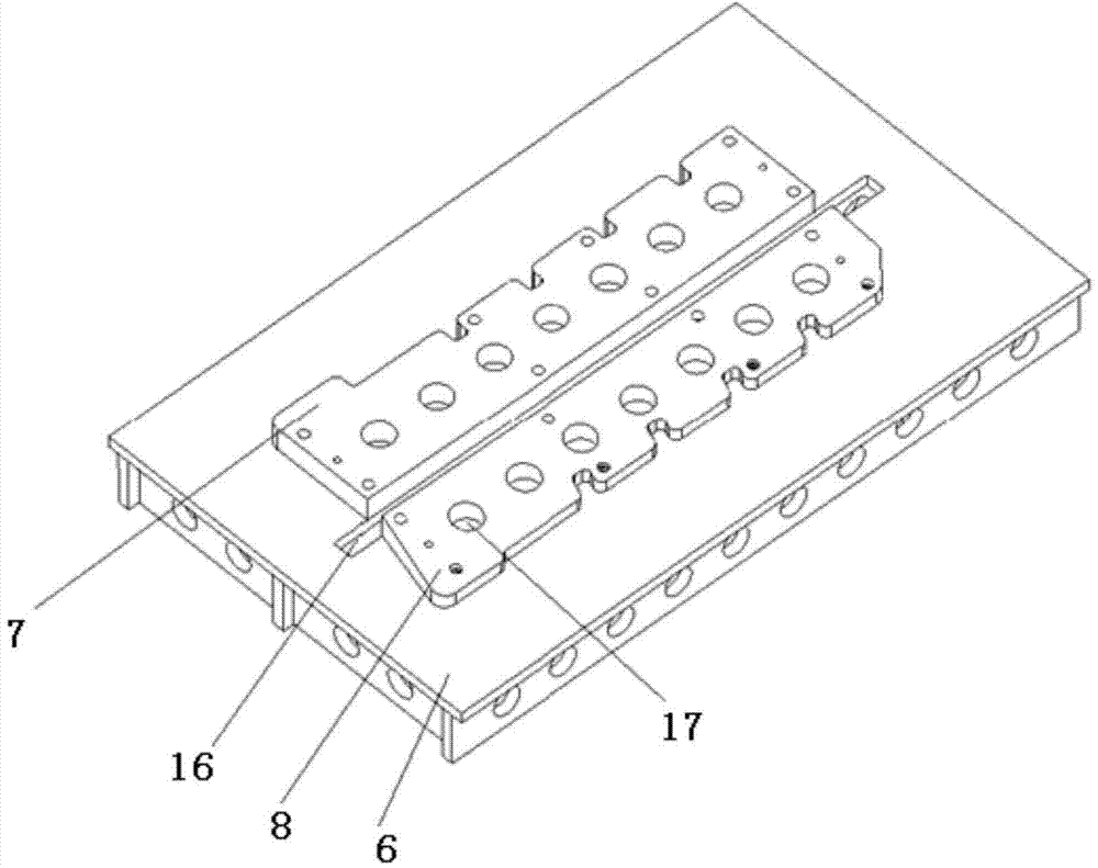 Titanium alloy double layer curved surface wing plate part heat treatment deformation control method