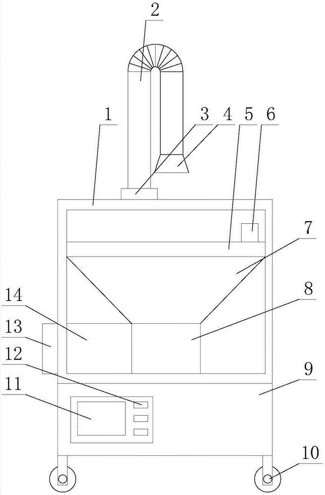 Welding fume purifier with self-cleaning function based on internet of things