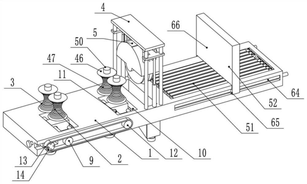 Pipeline cutting device for machining