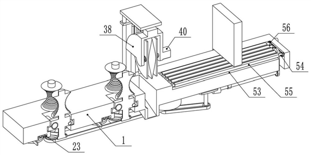 Pipeline cutting device for machining