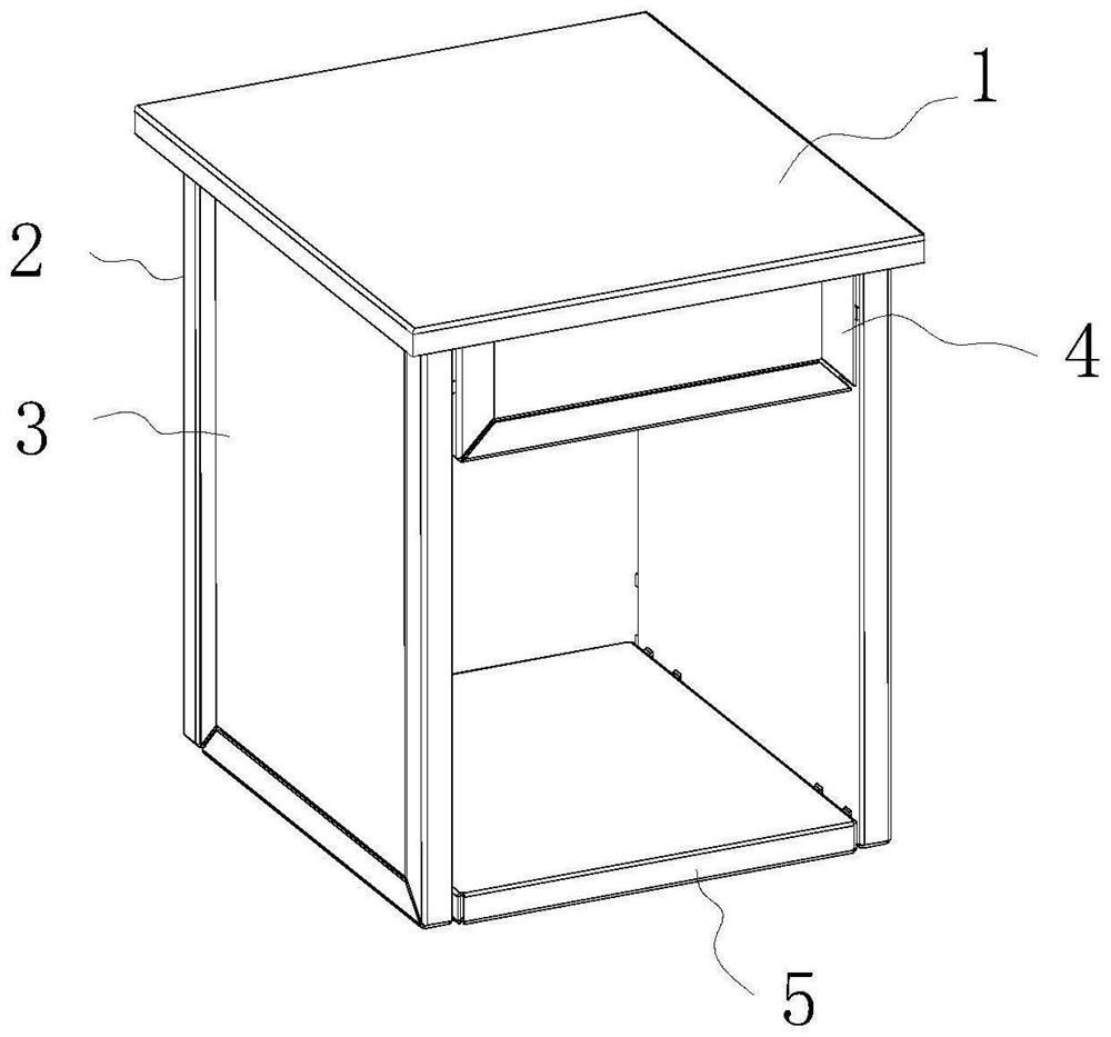 Spliced cabinet