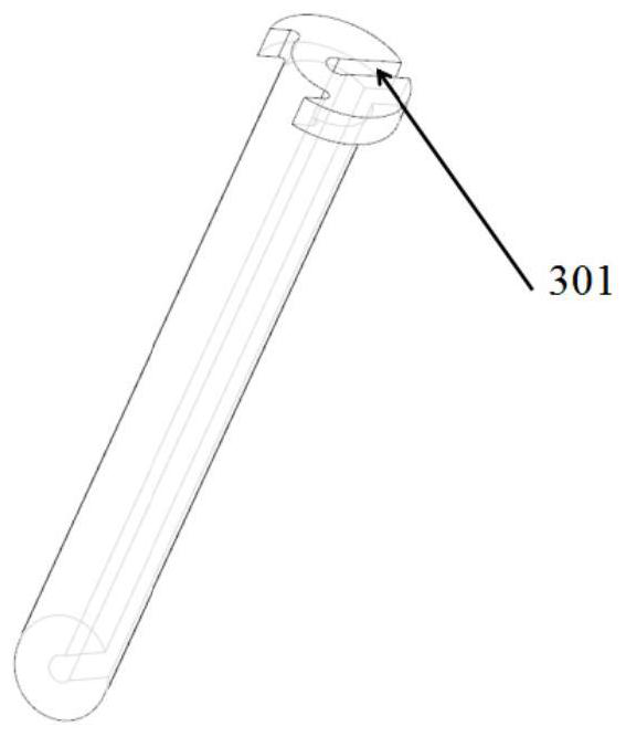 A sacral nerve puncture guide plate and its construction method