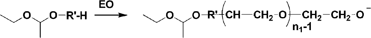 Mono-functional group-containing multilevel branched polyethylene glycol and its synthesis method