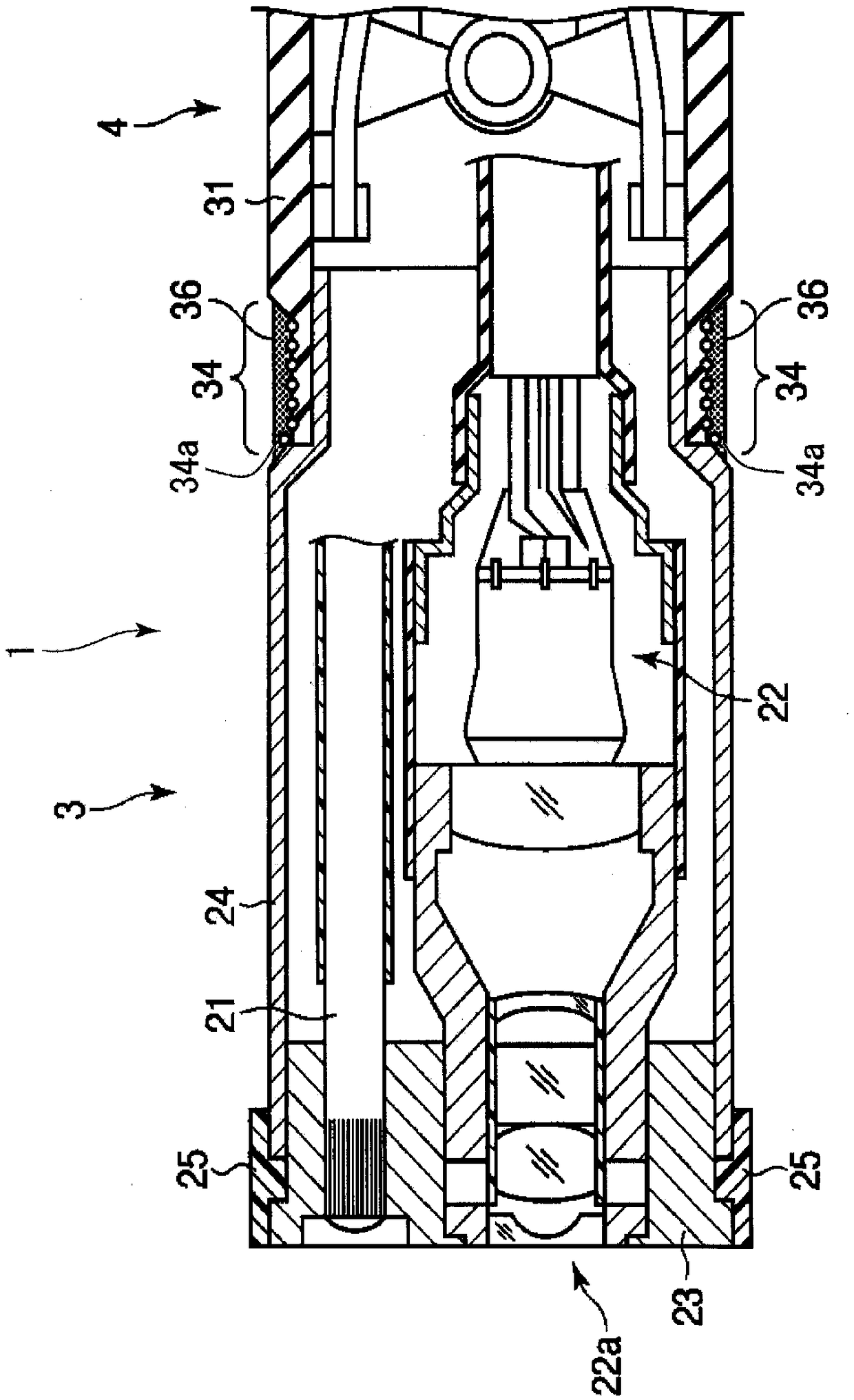 Adhesive composition, ultrasonic transducer, endoscopic device, and ultrasonic endoscopic device