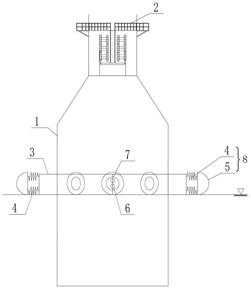 Offshore wind power unit foundation