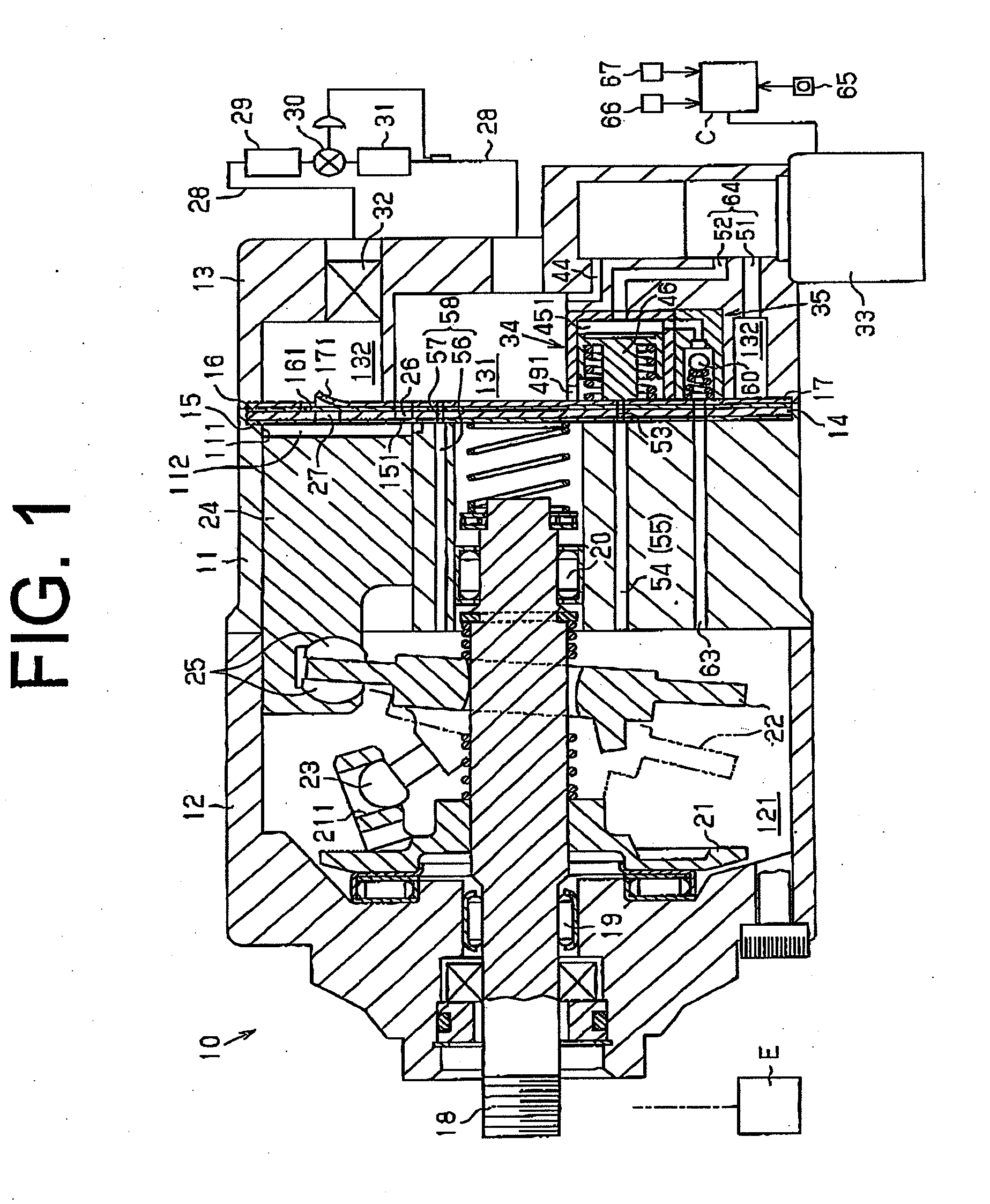 Variable displacement type compressor with displacement control mechanism