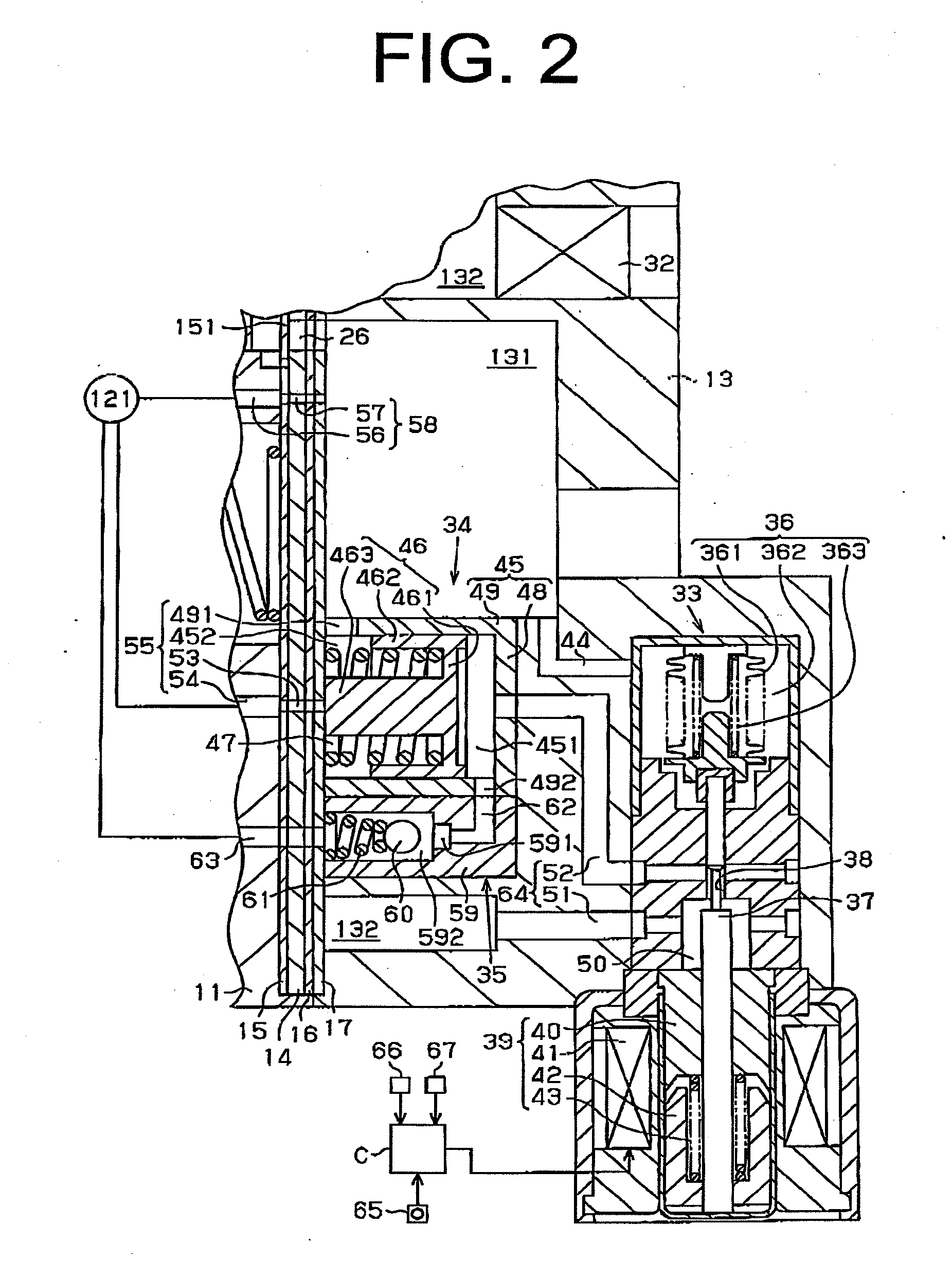 Variable displacement type compressor with displacement control mechanism