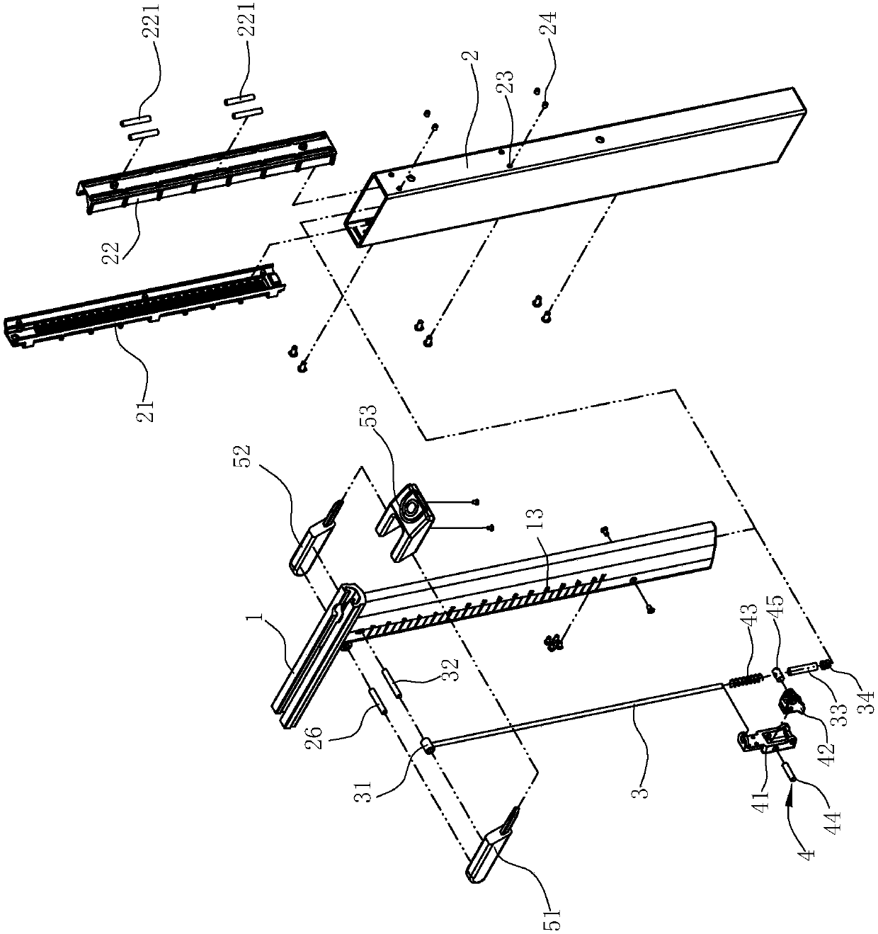 Lifting mechanism and fitness equipment using lifting mechanism