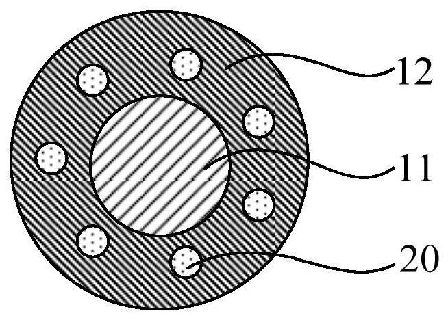 Luminescent fiber and preparation method thereof