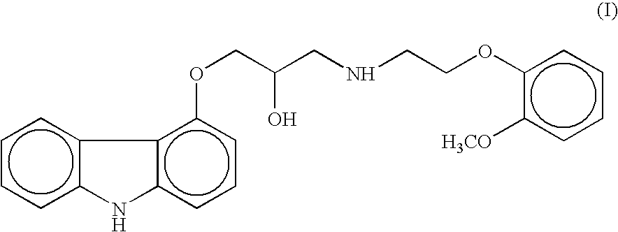 Novel process for the preparation of 1-(9h-carbazol-4-yloxy)-3-[[2-(-methoxyphenoxy)-ethyl] amino]-propan-2-ol