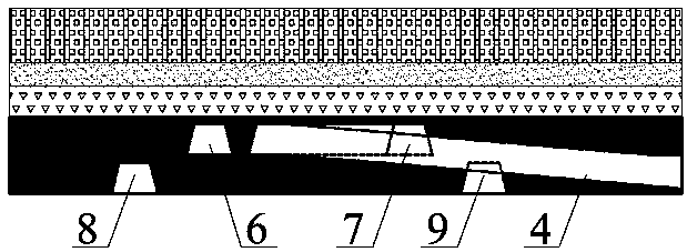 A method of layered paste filling the coal pillar of the stop production line in the residual mining area of ​​the re-mined extra-thick coal seam