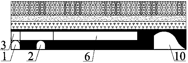 A method of layered paste filling the coal pillar of the stop production line in the residual mining area of ​​the re-mined extra-thick coal seam