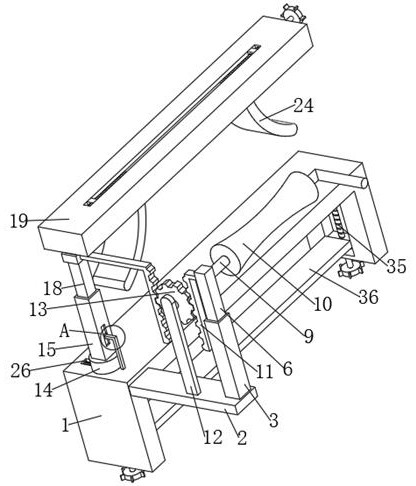 Clinical hip joint reduction fixator for orthopedics department