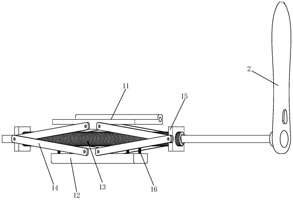 Mechanical lifting device capable of being expanded and adjusted