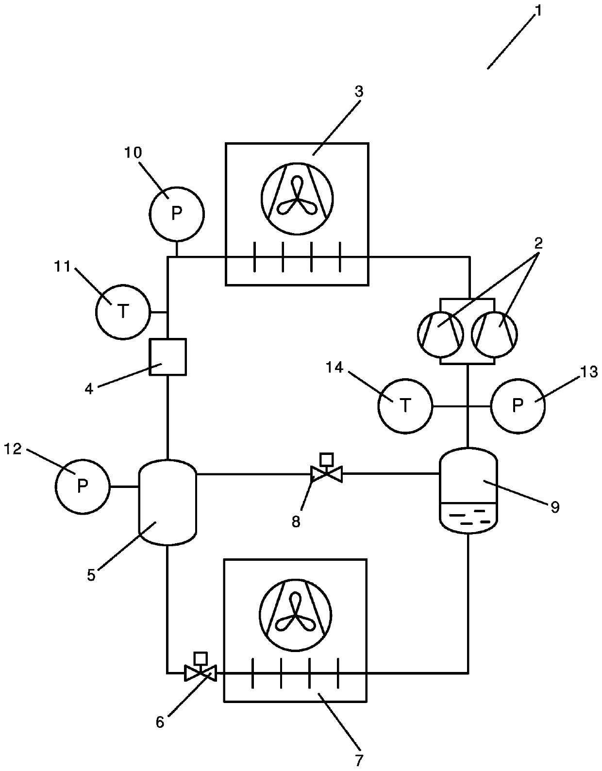 A method for handling fault mitigation in a vapour compression system