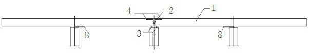 Normal-conduction high-speed magnetic levitation beam end butt strap structure