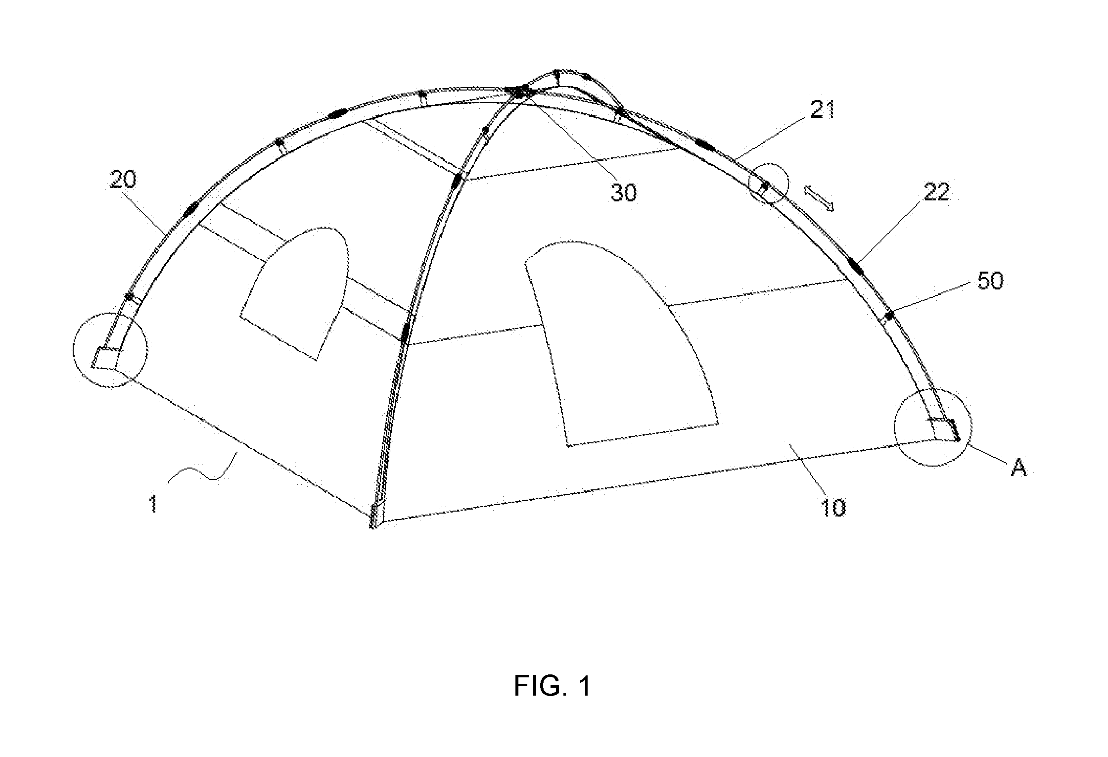 Foldable tent