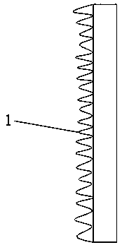 Manual up-and-down type chalk cleaning blackboard