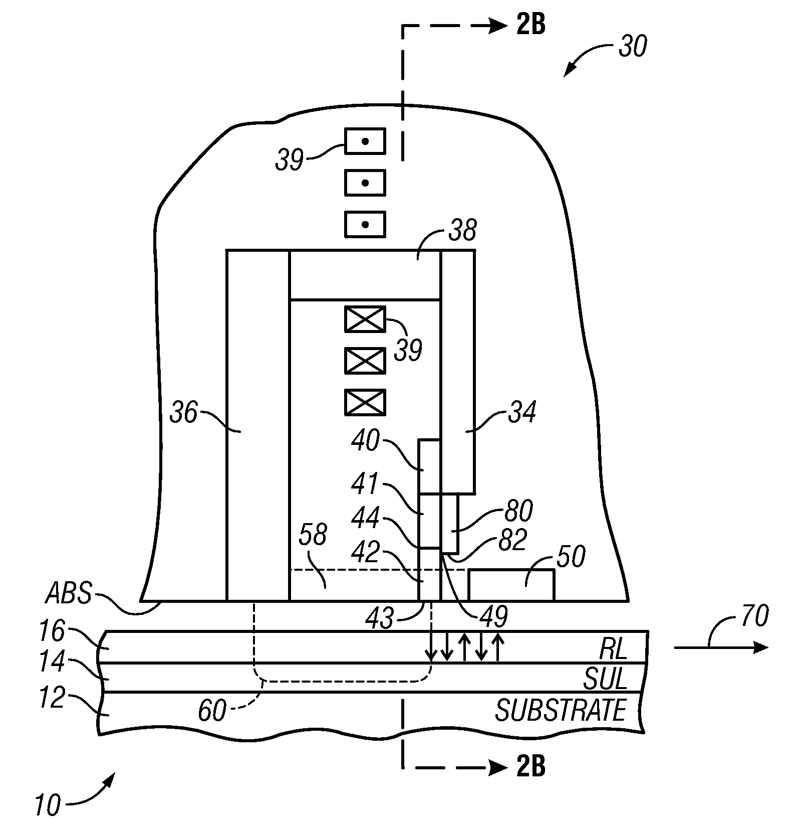 Perpendicular magnetic recording write head with flux-conductor contacting write pole