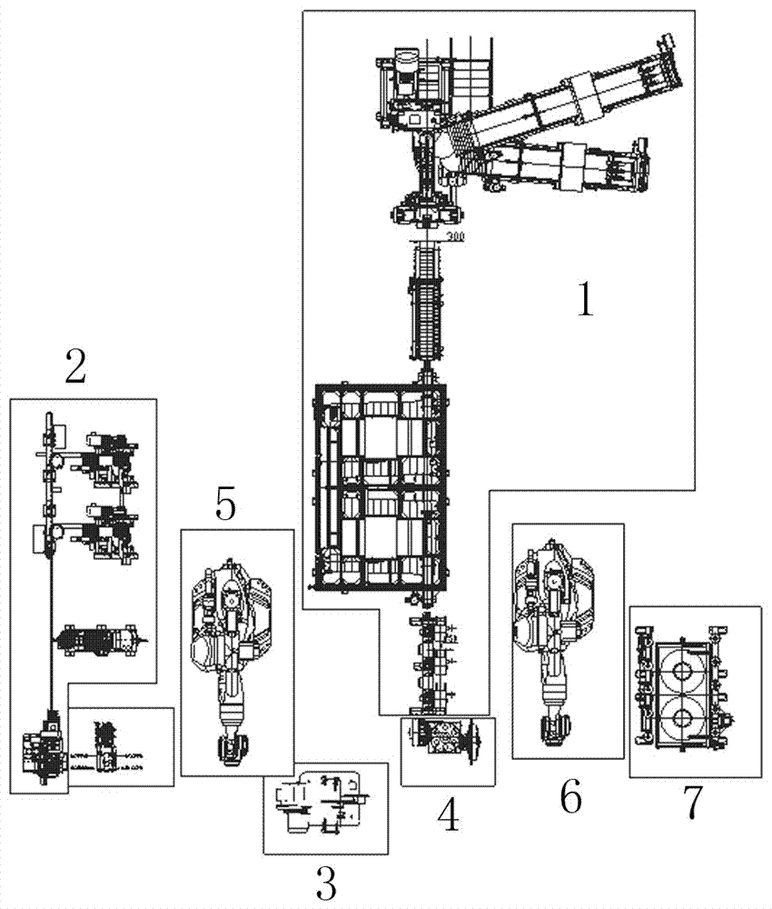 Tire bead core integrated production line and production technology thereof