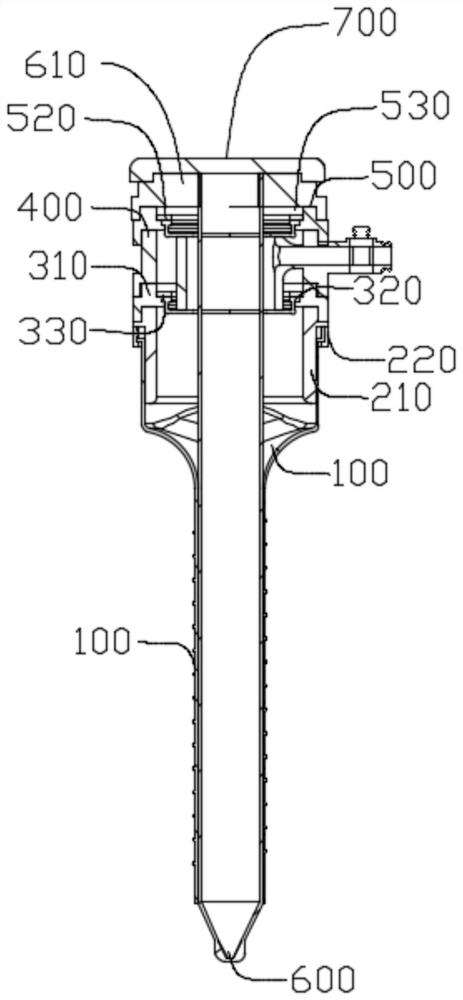 Abdominal drainage puncture device