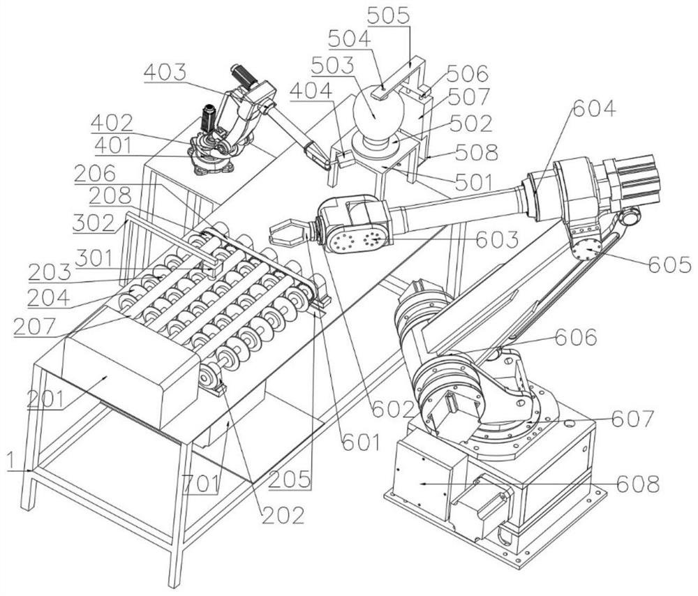 High borosilicate glass kettle automatic nozzle leading system and control method thereof