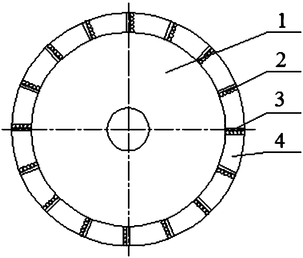 Self-lubricating diamond circular saw web