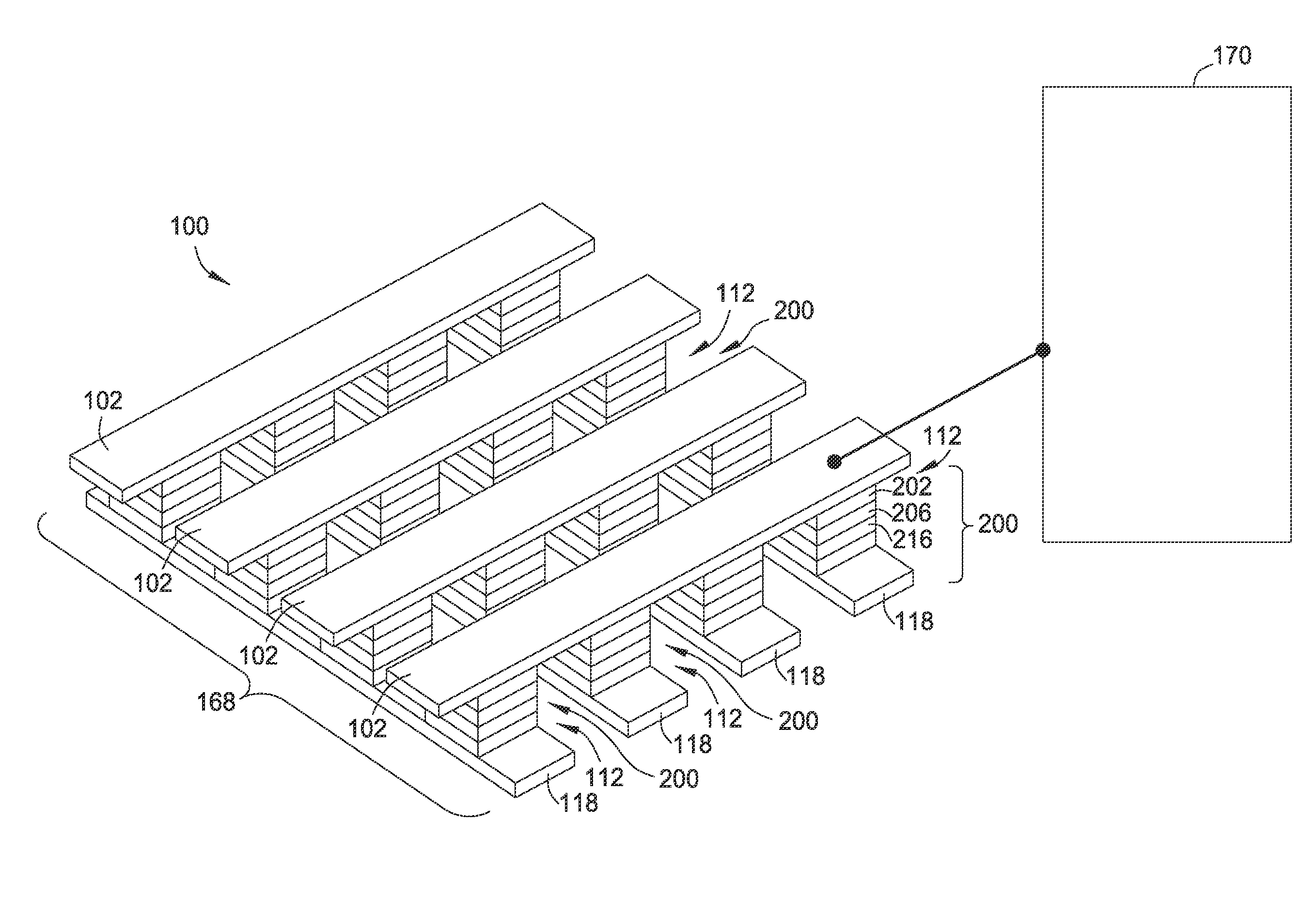 Multi-Level Memory Array Having Resistive Elements For Multi-Bit Data Storage