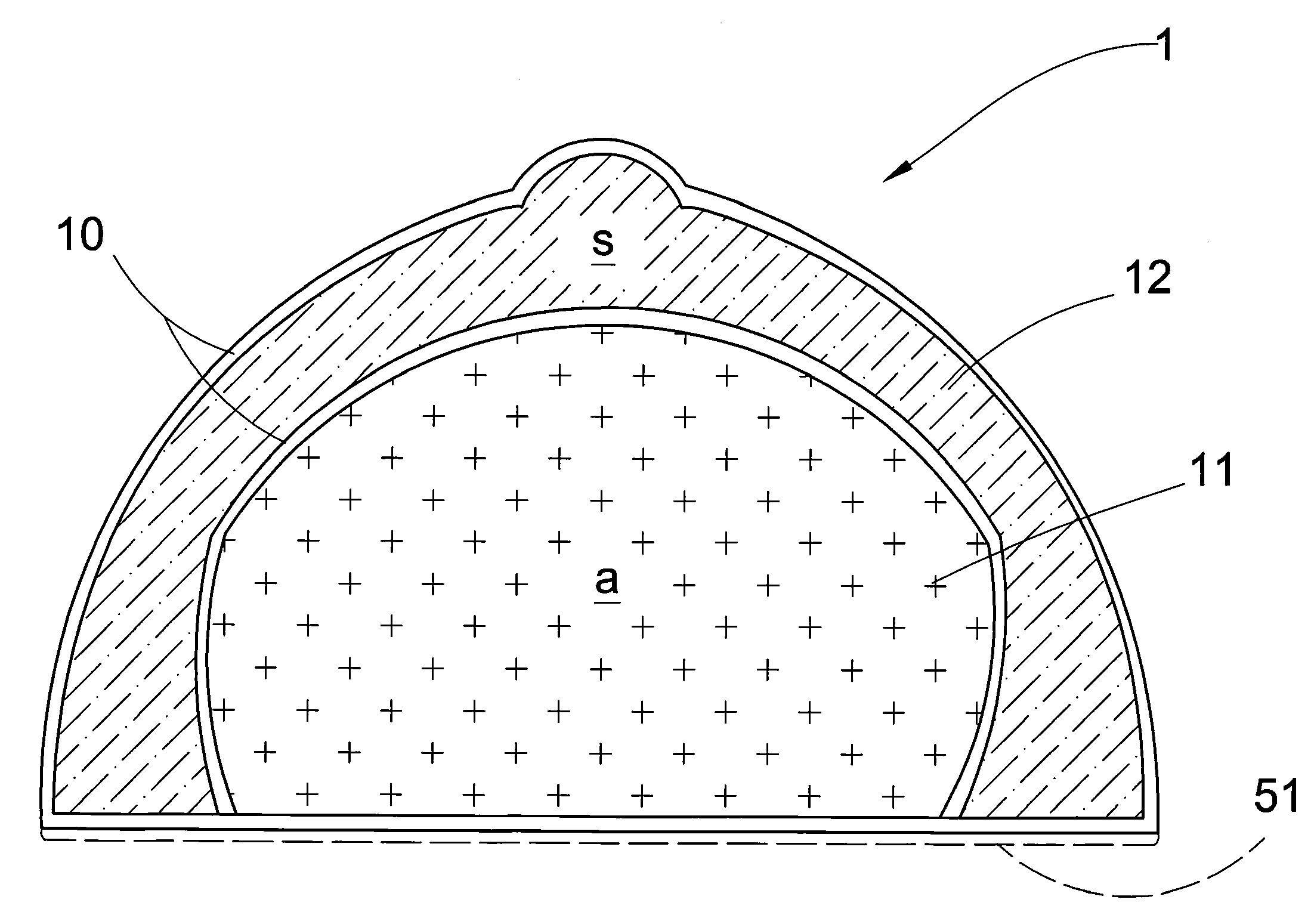 Lightweight breast prosthesis