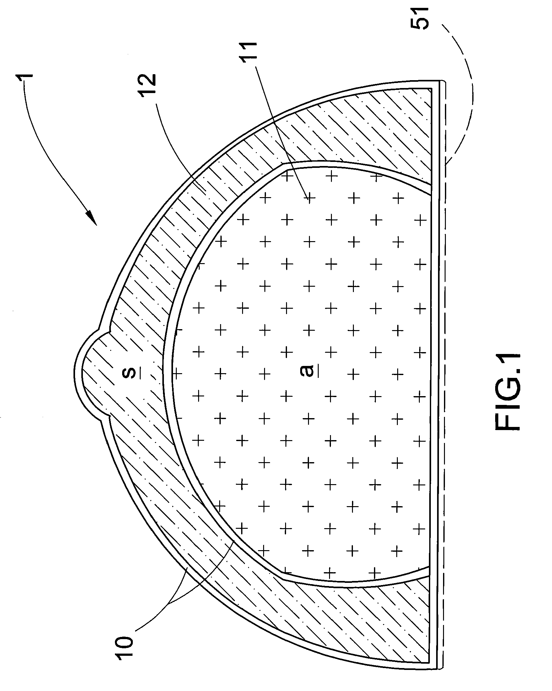 Lightweight breast prosthesis