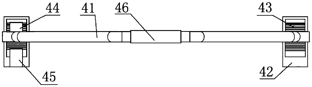 Corrugated pipe bearing and inserting auxiliary device