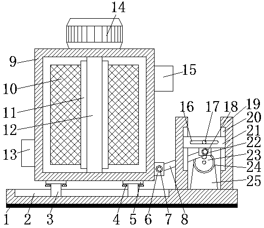 Potassium chlorate mixer capable of efficiently mixing materials