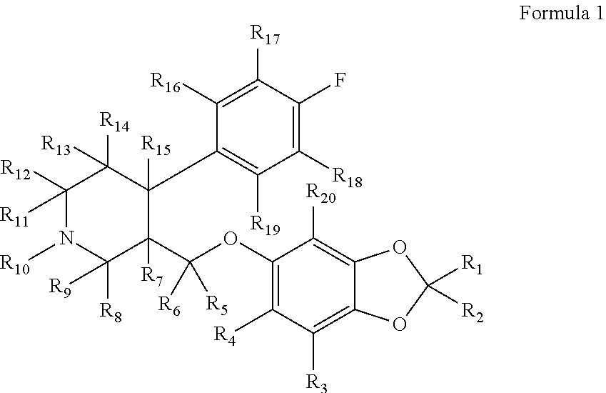 Substituted phenylpiperidines with serotoninergic activity and enhanced therapeutic properties