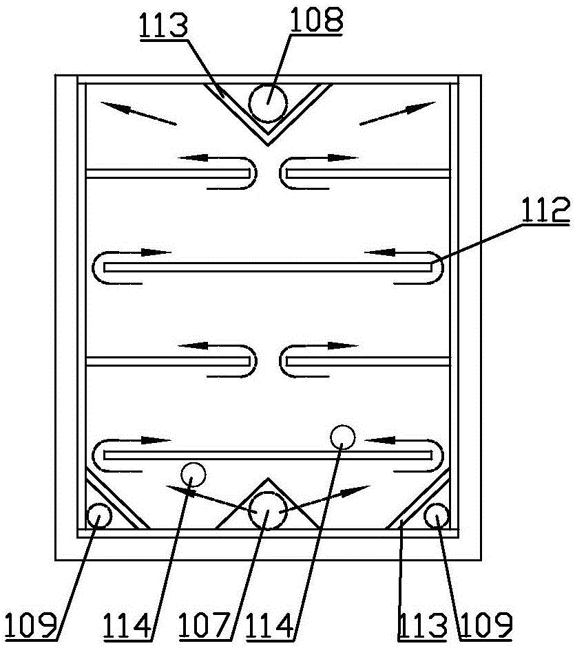 Heat exchanger for food baking and heat exchange and heat dissipation integrated preheating baking equipment