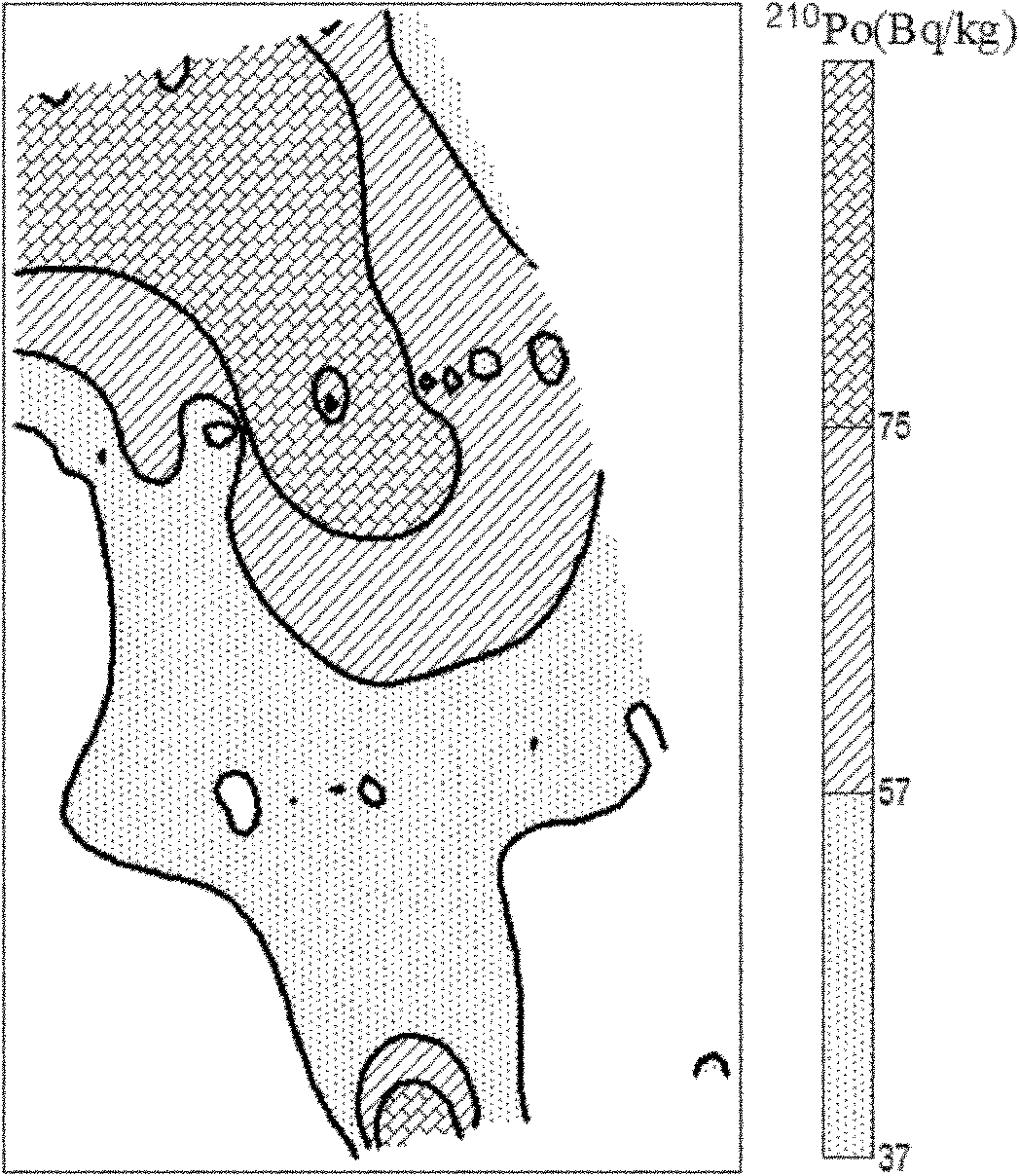 Method for combined tracing exploration on hydrothermal uranium ore through geochemical elements