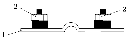 Bus bar for supporting high-power application of battery pack