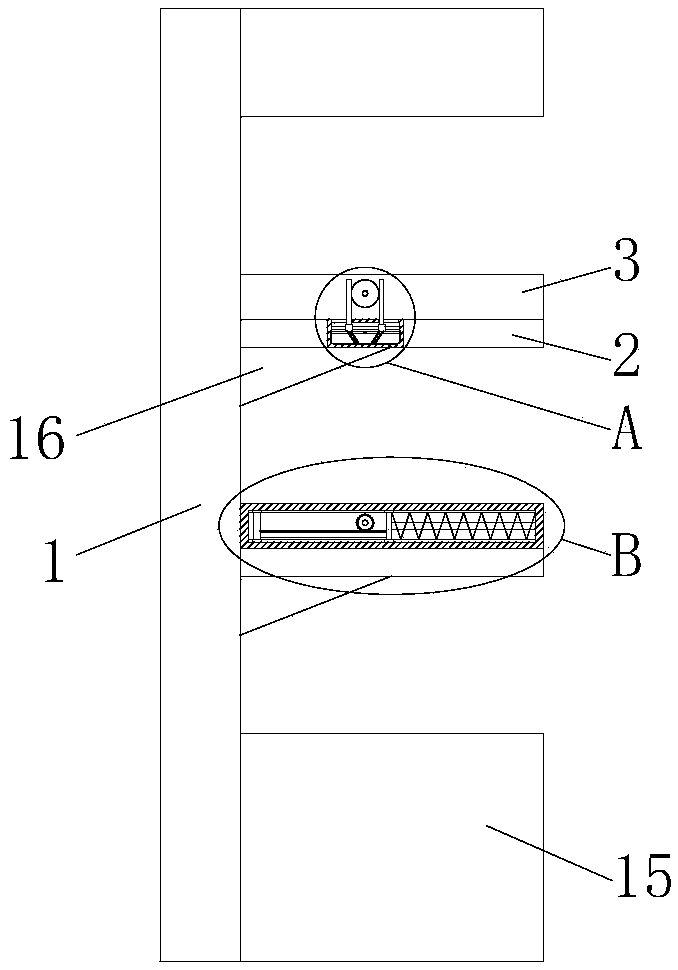 Anti-falling shelf for food selling