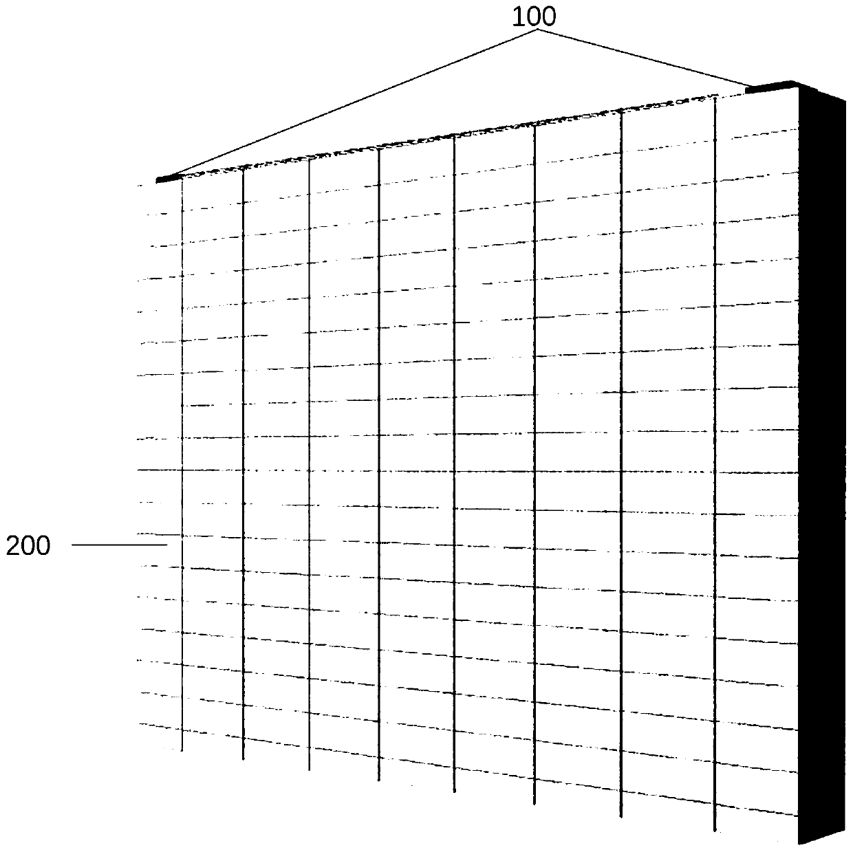 Outer wall plate structure with fireproof function and production method of outer wall plate structure