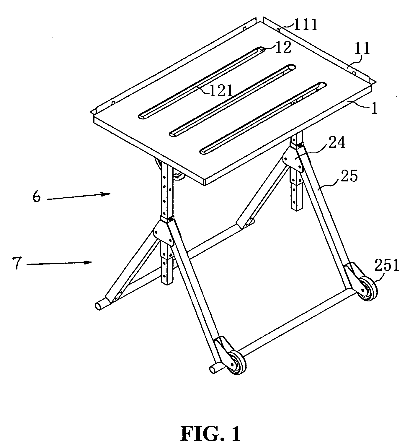 Metal-top welding table