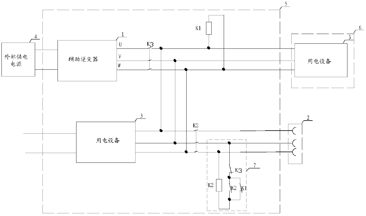 Warehouse power supply protection system