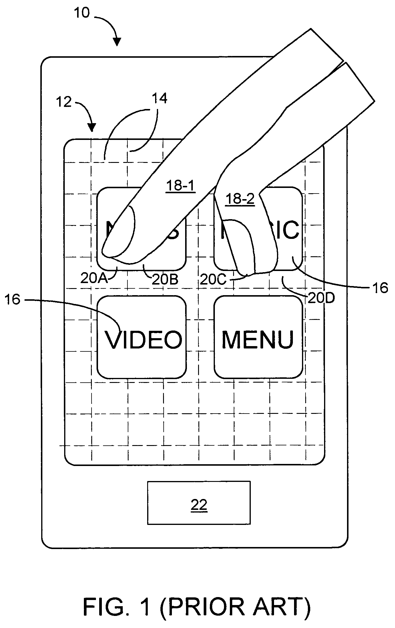 Method and system for recognition of user gesture interaction with passive surface video displays