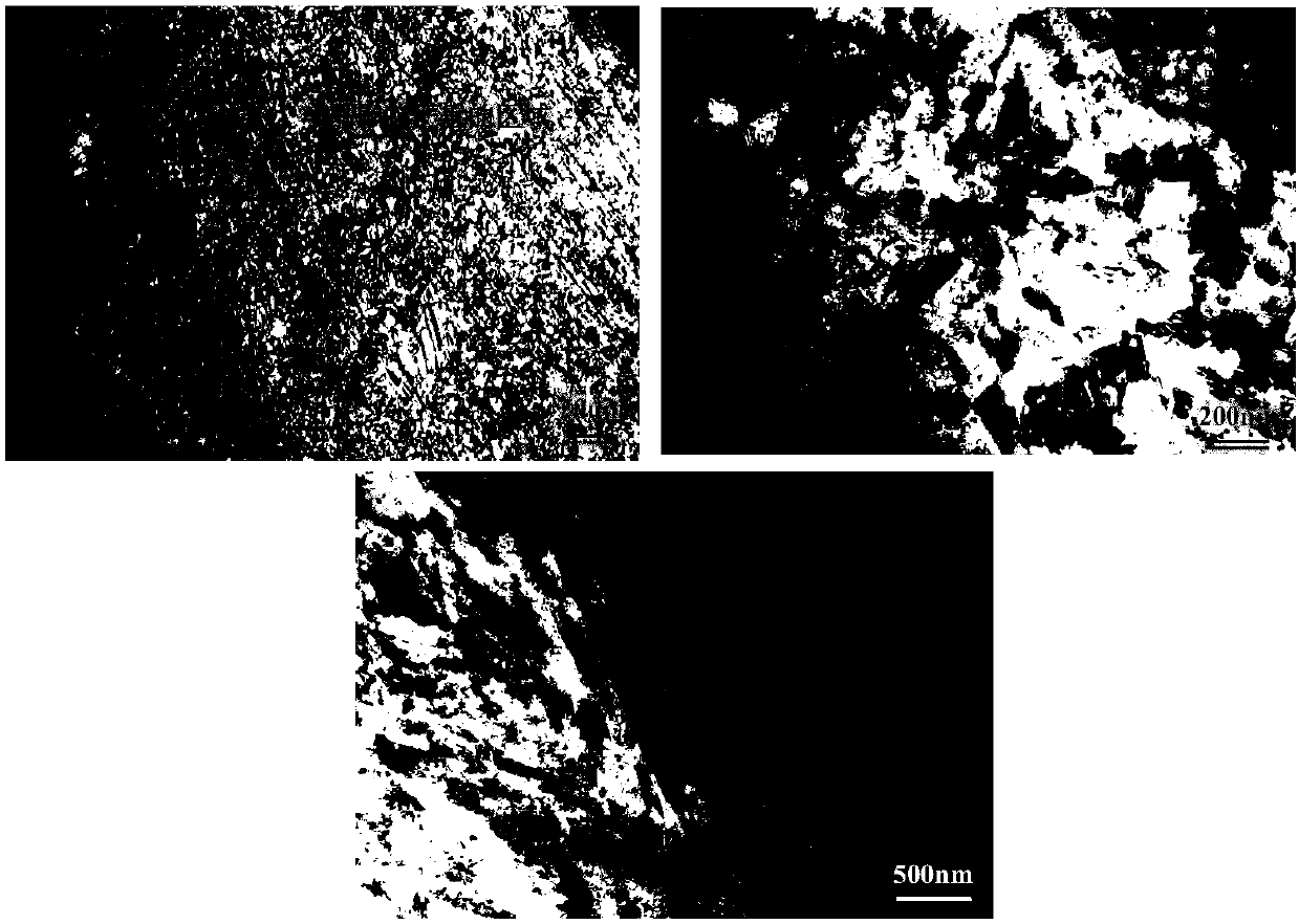 Method for surface nanocrystallization modification of metal material and preparation of nanometer-micrometer gradient structure