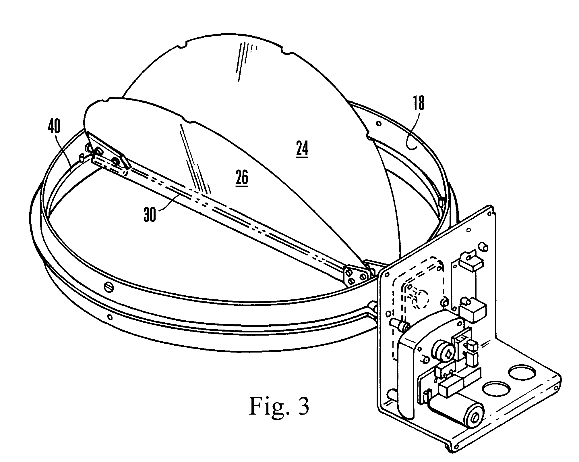 Butterfly valve for skylight