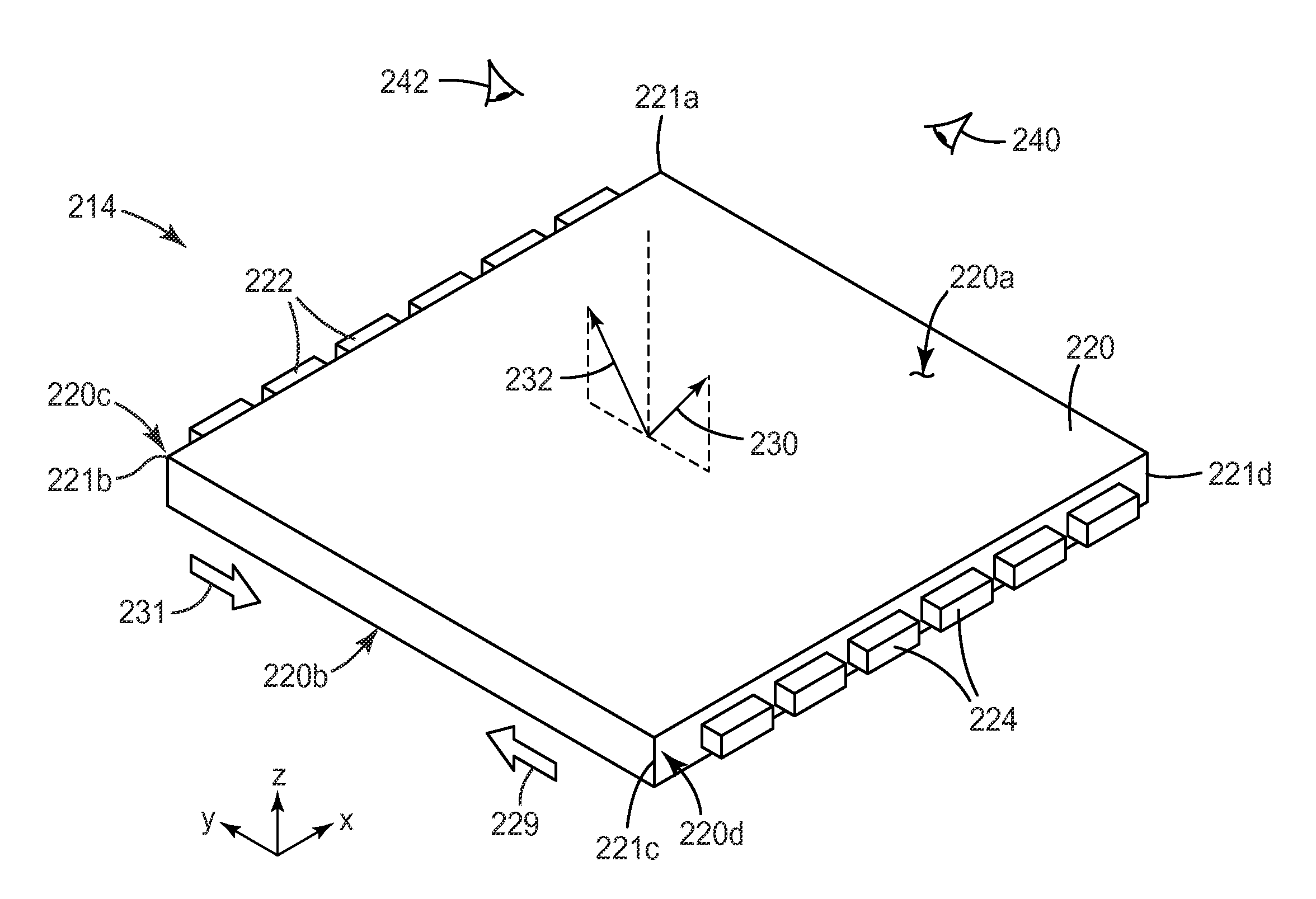 Directional Backlight with Reduced Crosstalk