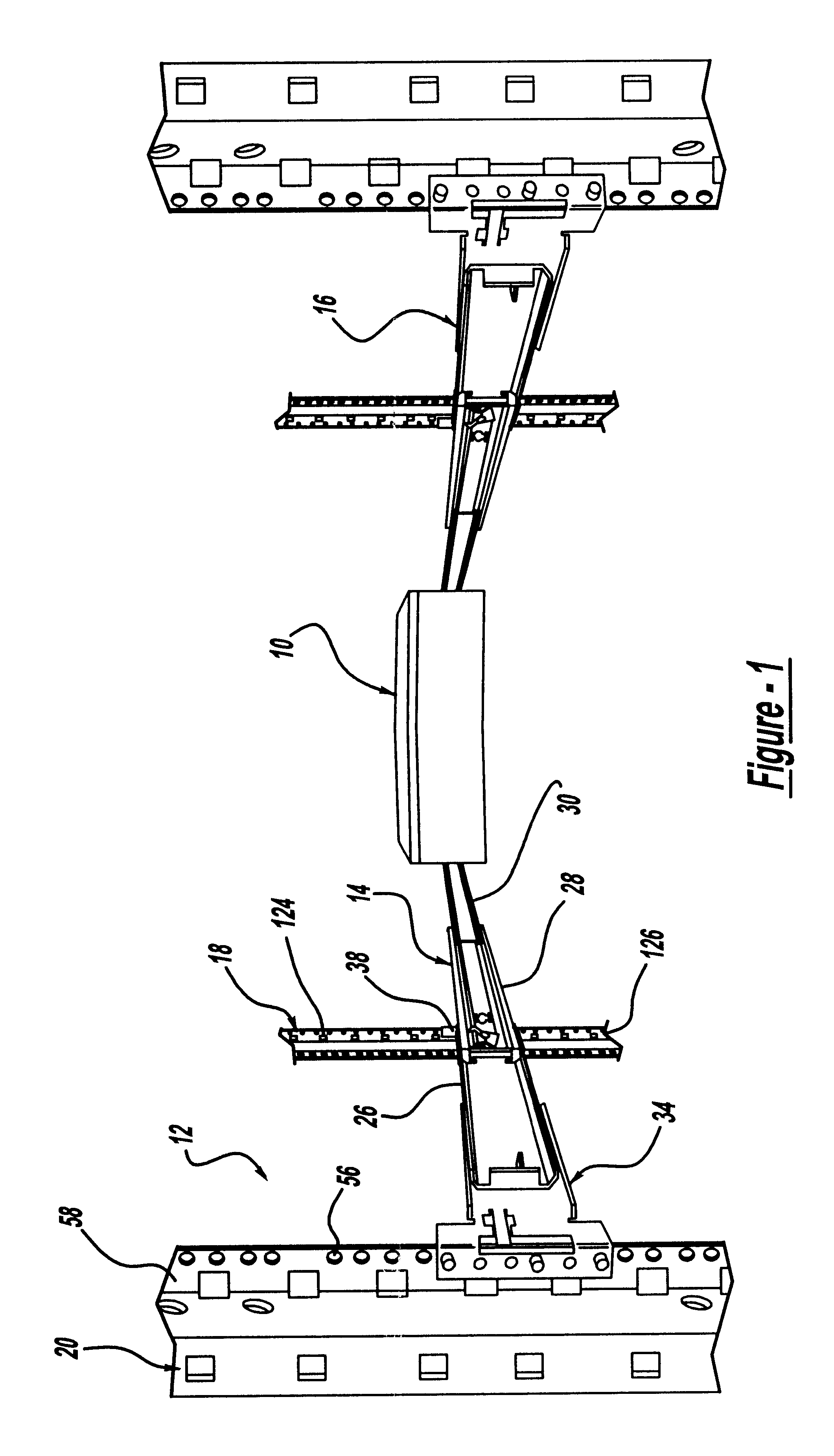 Flat spring clip for tool-less slide installation