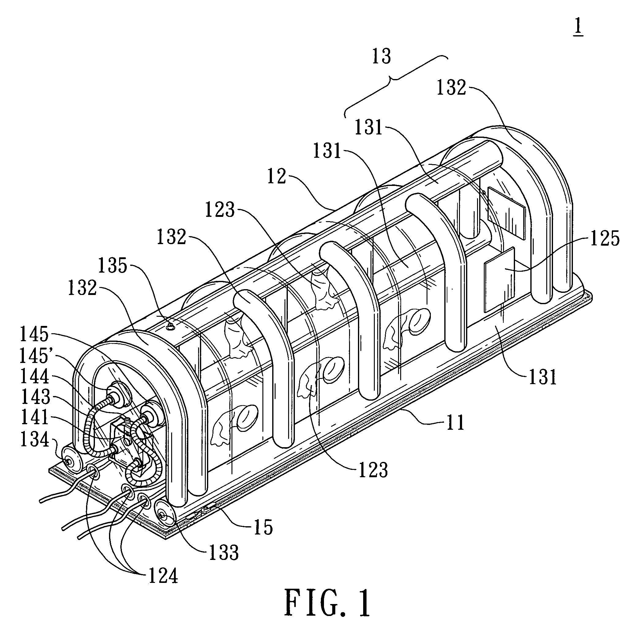 Inflatable isolating cabin