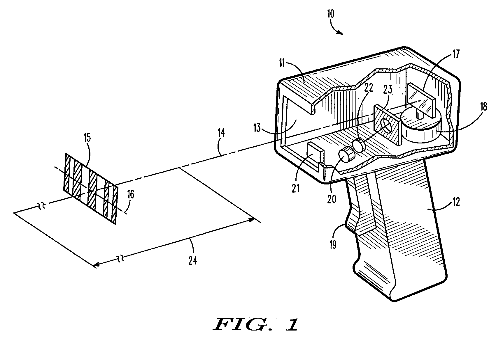 Method and apparatus for controlling and monitoring laser power in barcode readers