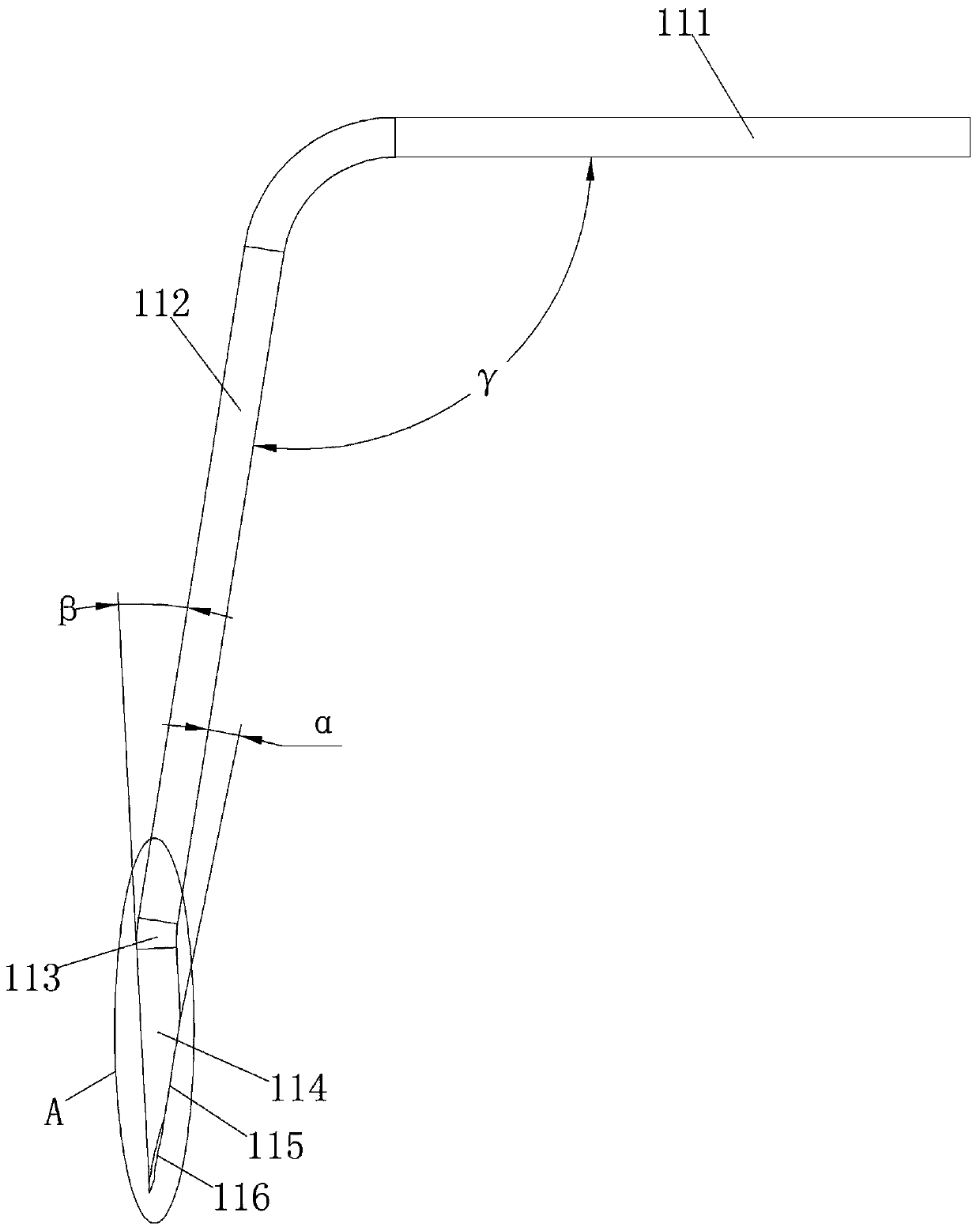 Special needle for implantable drug delivery apparatus