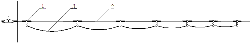 A V-shaped damping wire clip damping wire