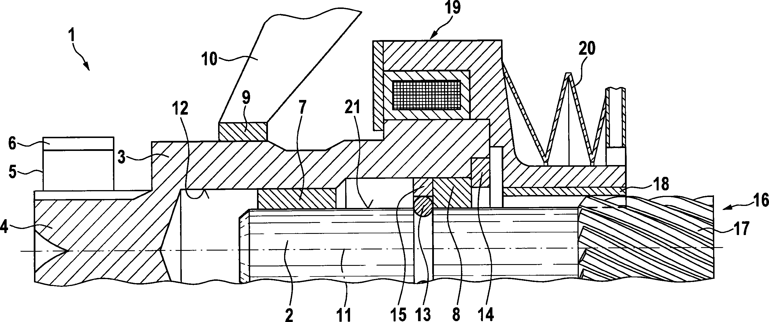 Starter for an internal combustion engine